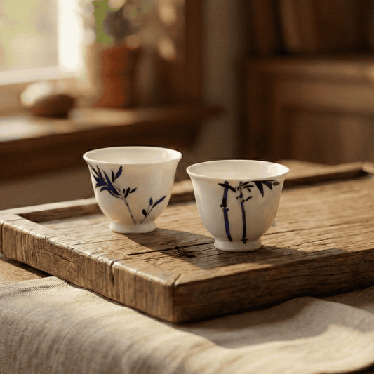 Bamboo in Mist (Tea Cup Pair)