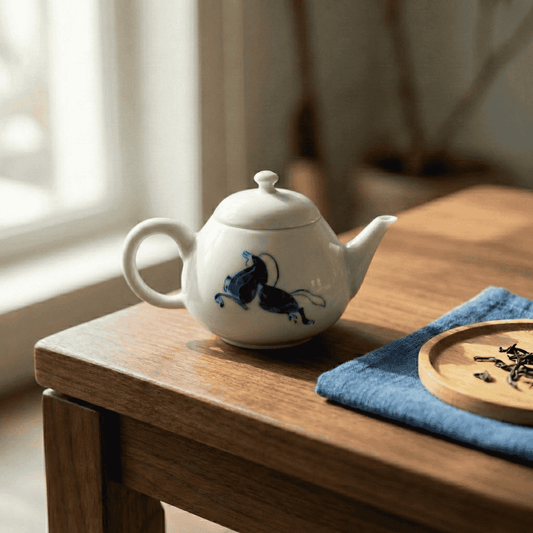 Galloping Azure Teapot